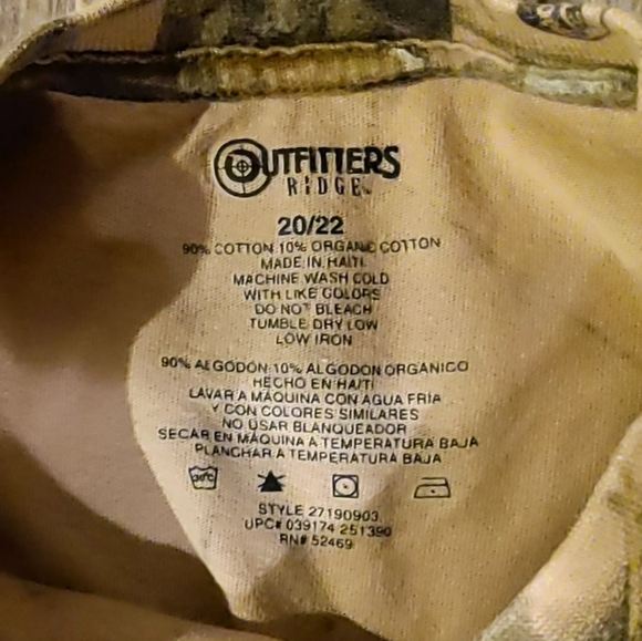 OUTFITTERS RIDGE BOYS SIZE 20-24 - Picture 2 of 2